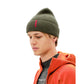 The Mountain Studio Wool Rib Adult Beanie - Skiis & Biikes