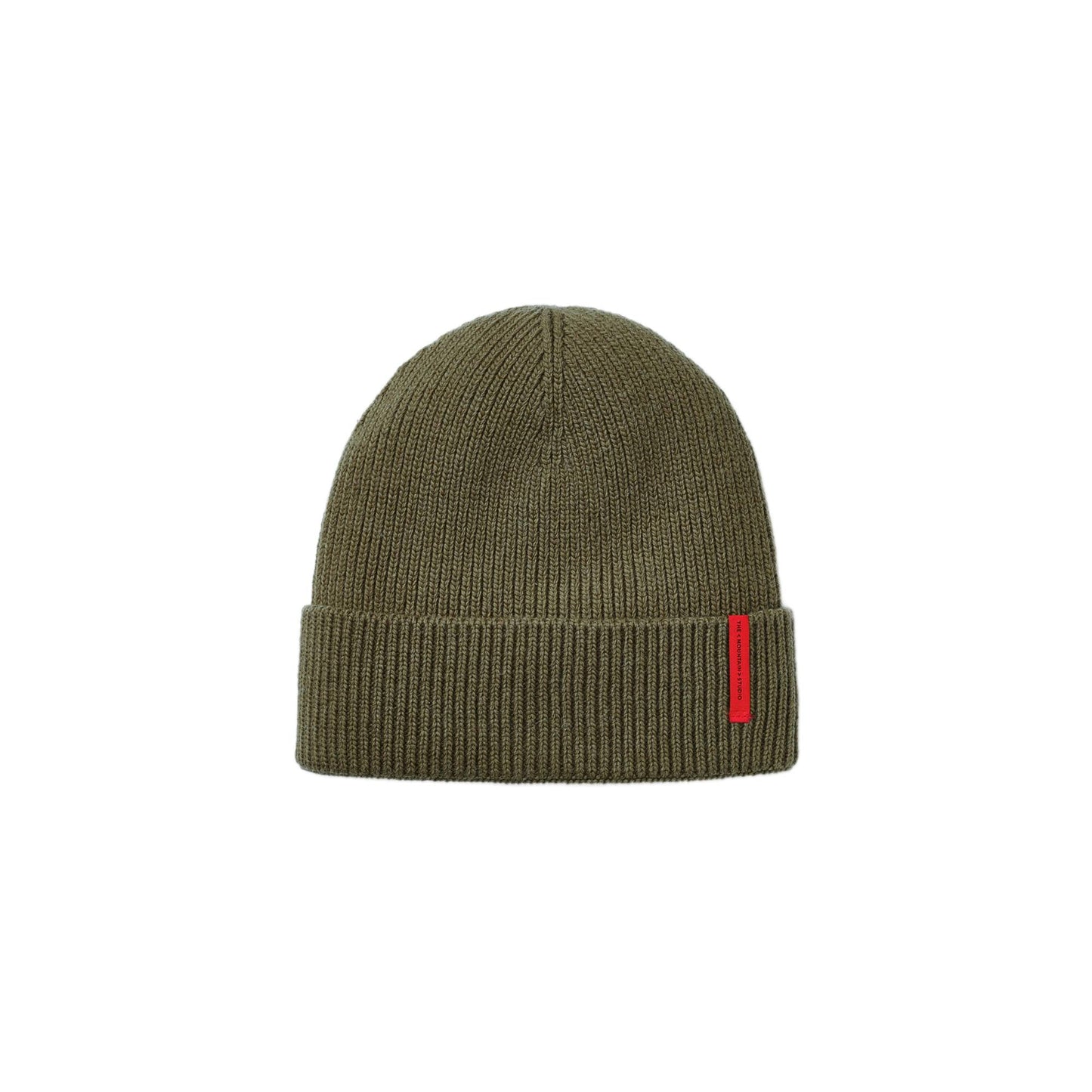 The Mountain Studio Wool Rib Adult Beanie - Skiis & Biikes