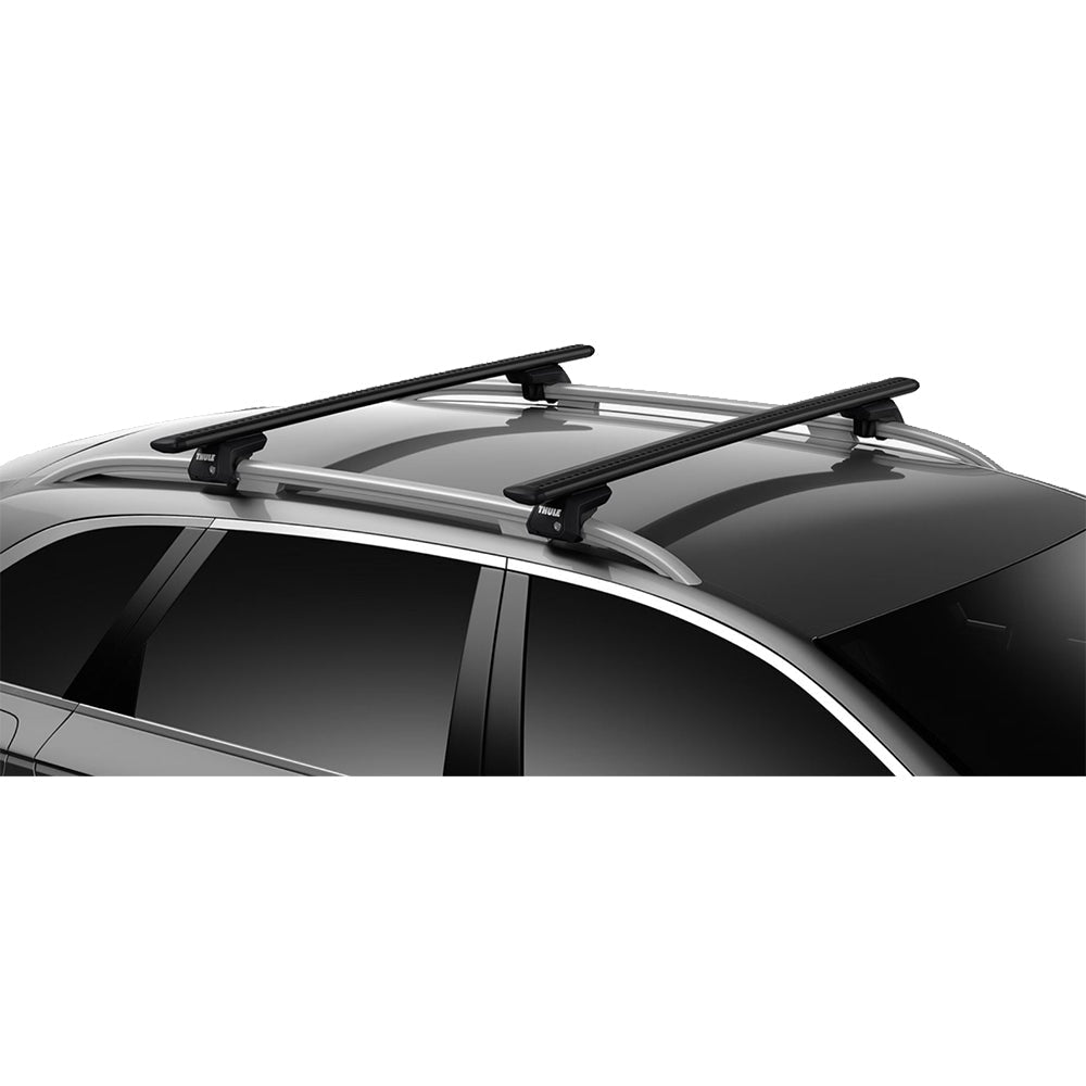 Thule WingBar Evo 118 Load Bars 46inch Black - Skiis & Biikes