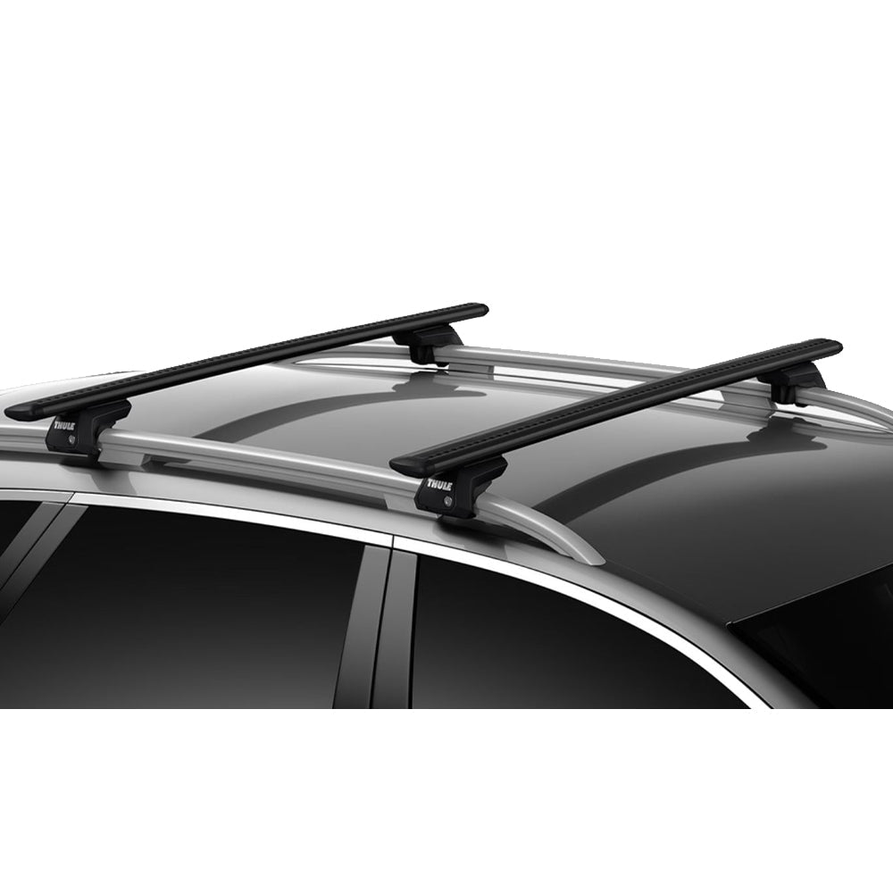 Thule WingBar Evo Roof Set 150cm/60in Black - Skiis & Biikes