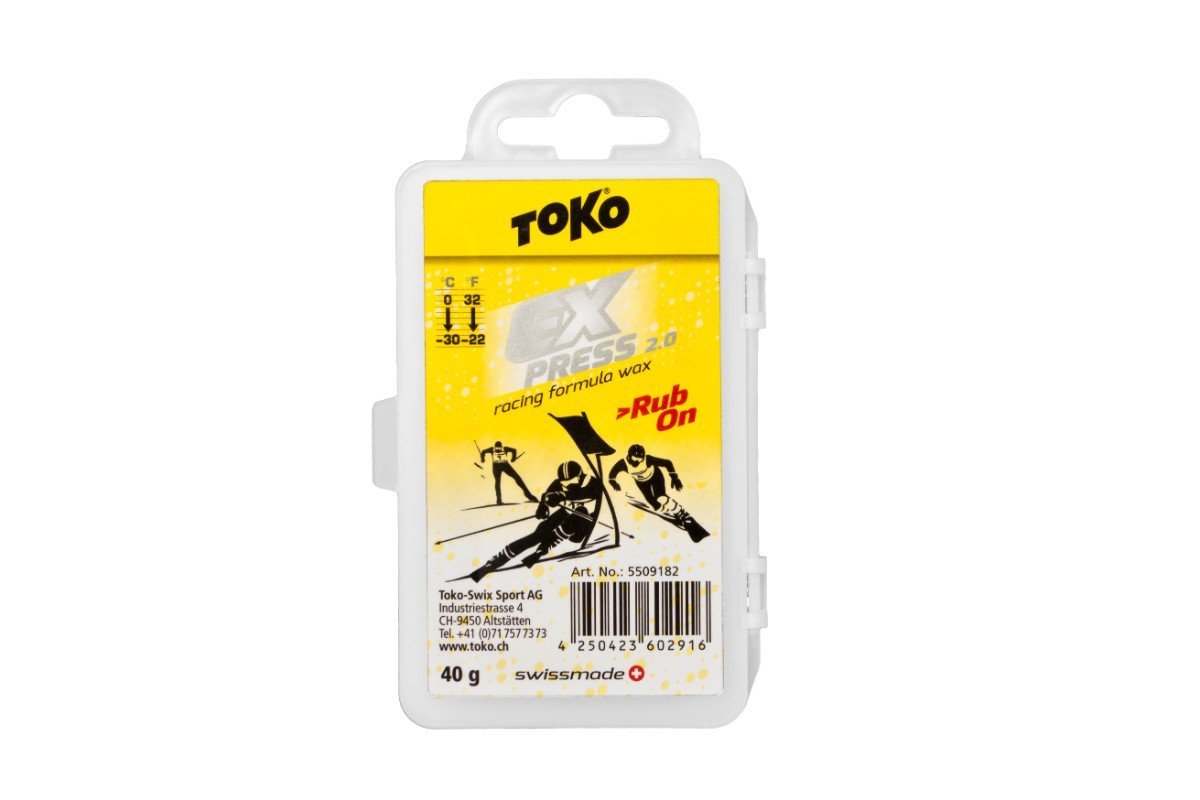 Toko Express Racing Rub - on Wax - Skiis & Biikes