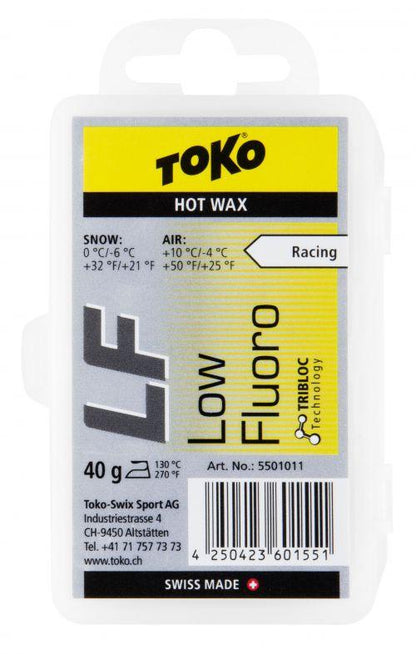 Toko Low Fluoro Hot Wax - Skiis & Biikes