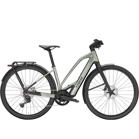 Trek FX + 7 Midstep E Bike – Skiis & Biikes