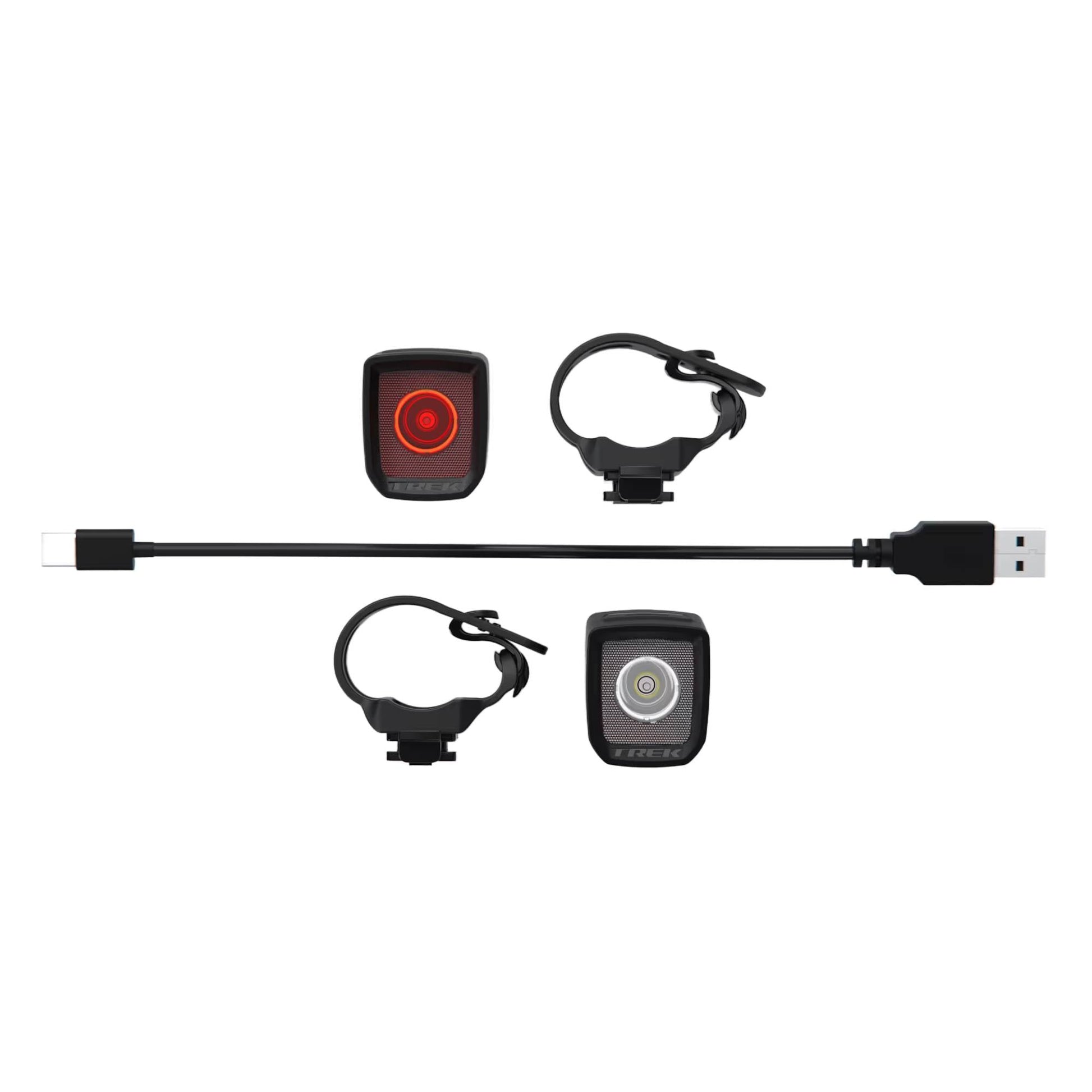 Trek Ion 100 R Flare R City Bike Light Set - Skiis & Biikes