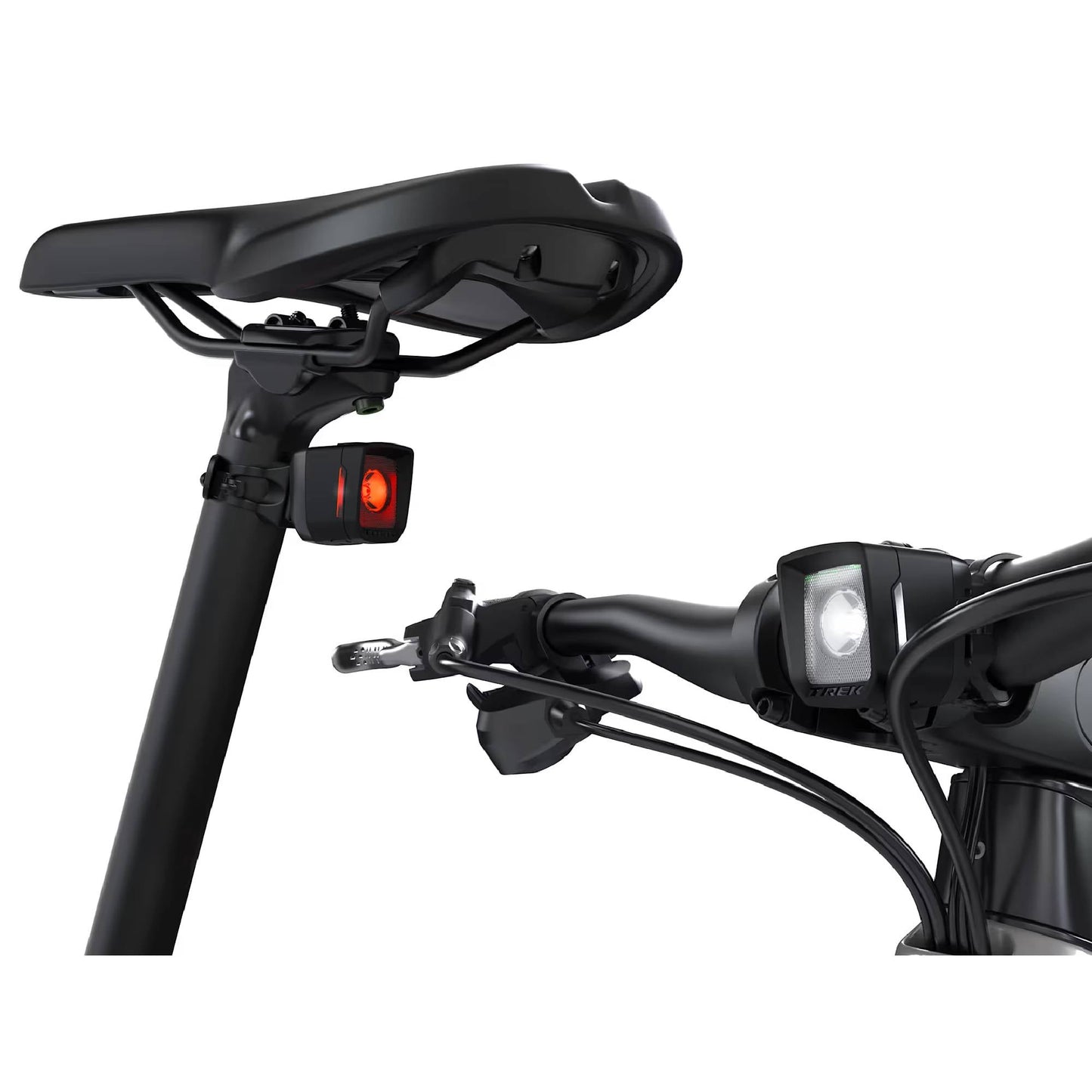 Trek Ion 100 R Flare R City Bike Light Set - Skiis & Biikes