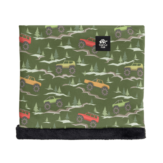 Turtle Fur Kids Comfort Shell Neck Warmer with Comfort Plush - Skiis & Biikes