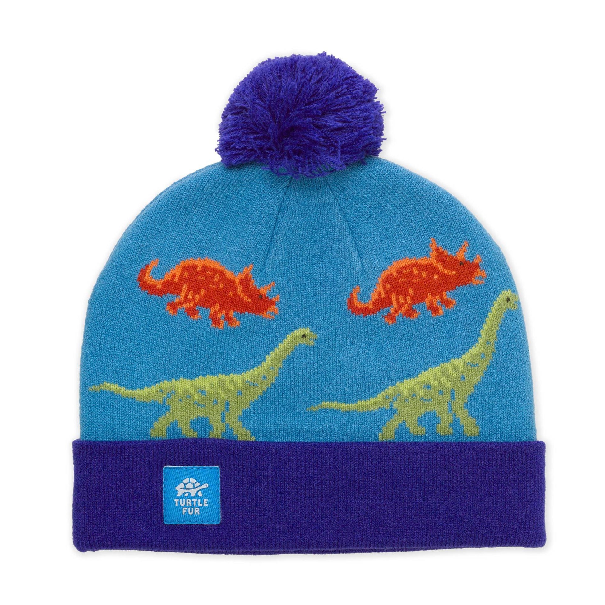 Turtle Fur Kids Dino Mite Junior Hat - Skiis & Biikes