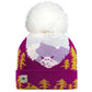Turtle Fur Peeking Yeti Junior Hat - Skiis & Biikes