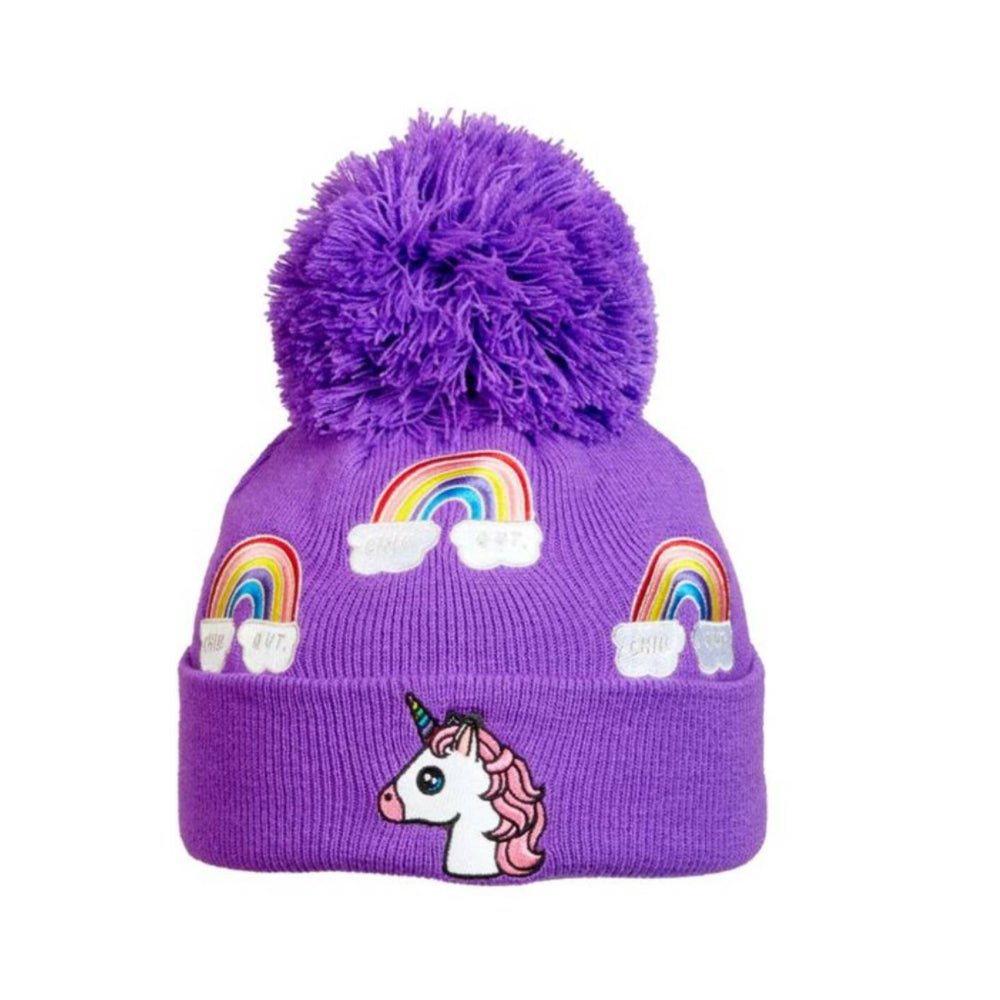 Turtle Fur Unicorn Junior Beanie - Skiis & Biikes