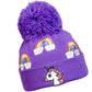 Turtle Fur Unicorn Junior Hat - Skiis & Biikes