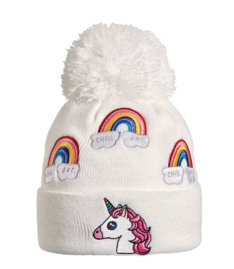 Turtle Fur Unicorn Junior Hat - Skiis & Biikes