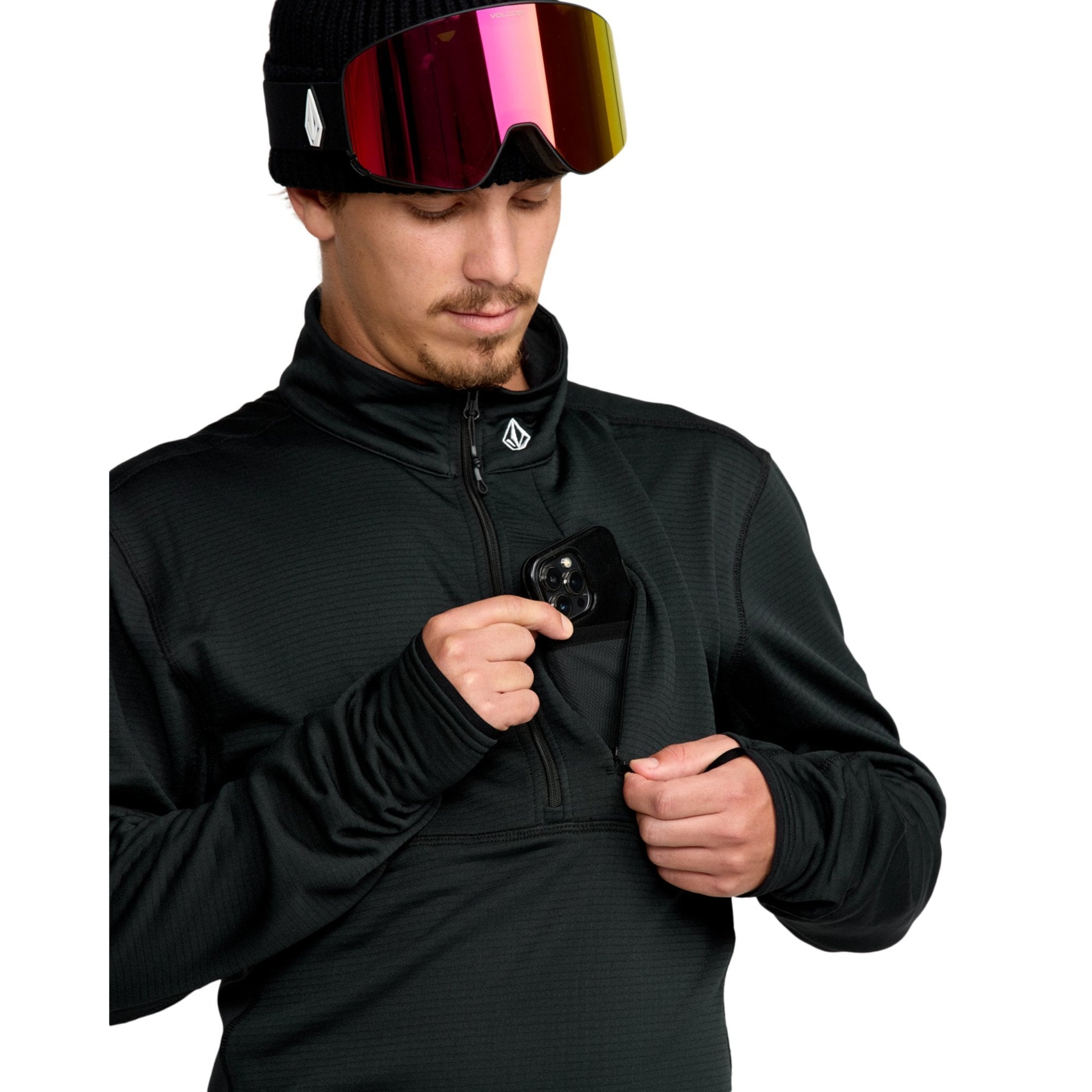 Volcom Gridlock Mens Mock Neck 2026 - Skiis & Biikes