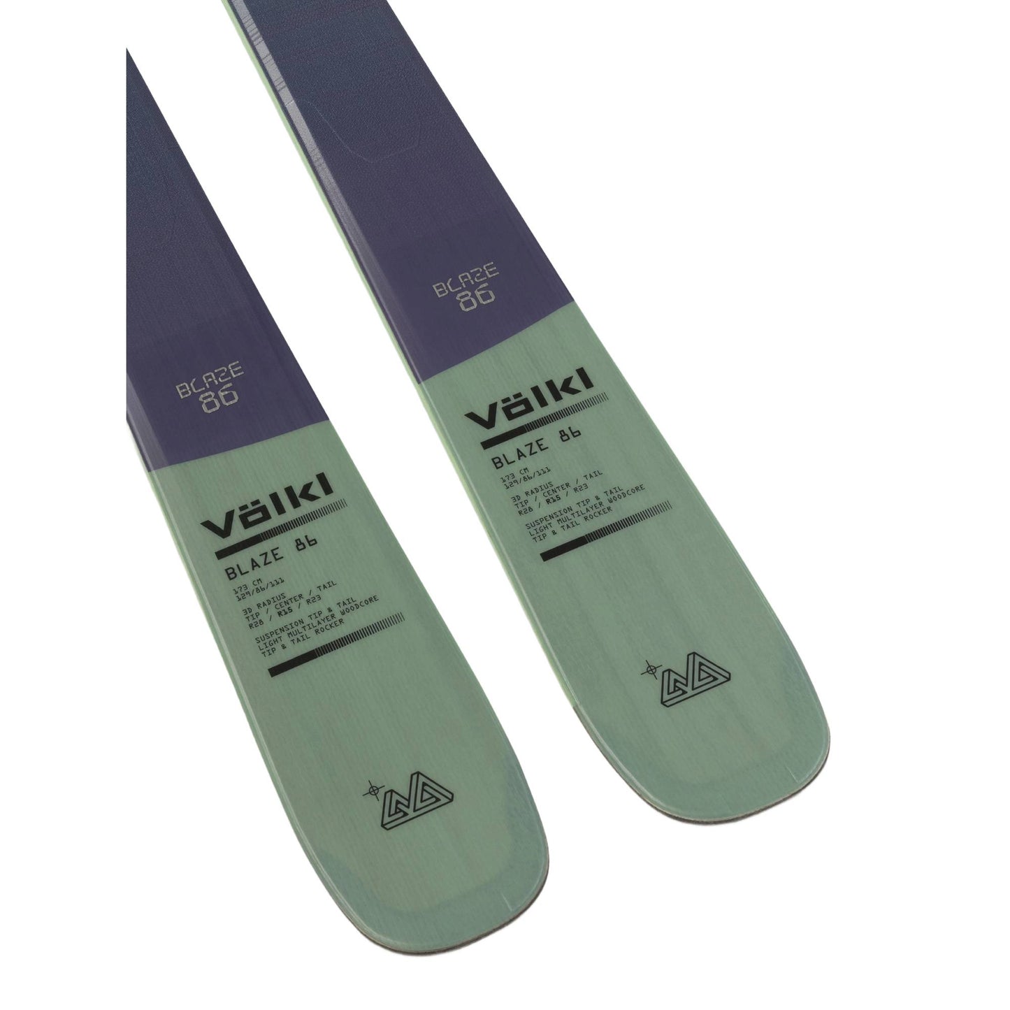 Volkl Blaze 86 Ski + Marker 10.0 TP GW Binding 2026 - Skiis & Biikes