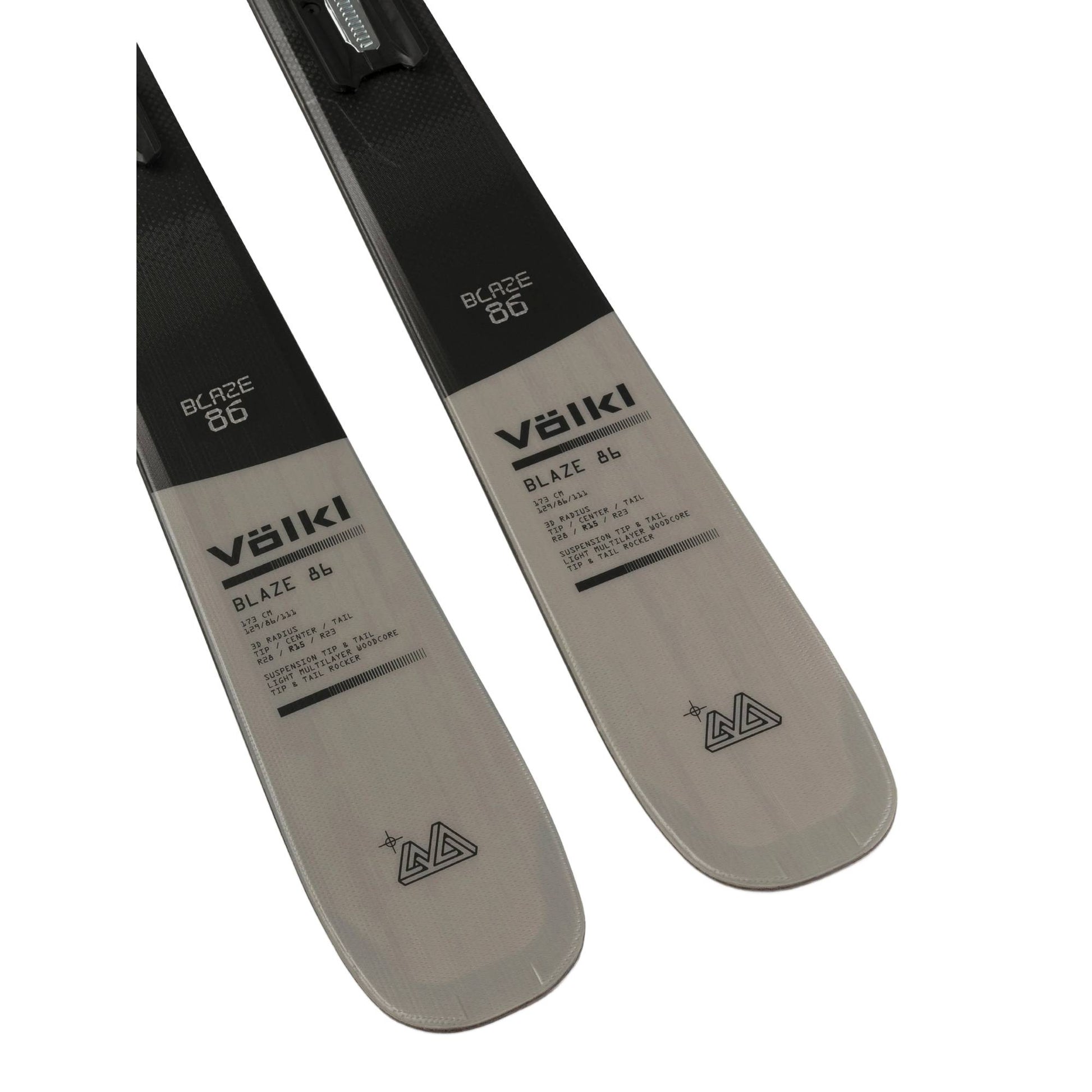 Volkl Blaze 86 Ski + Marker 10.0 TP GW Binding 2026 - Skiis & Biikes