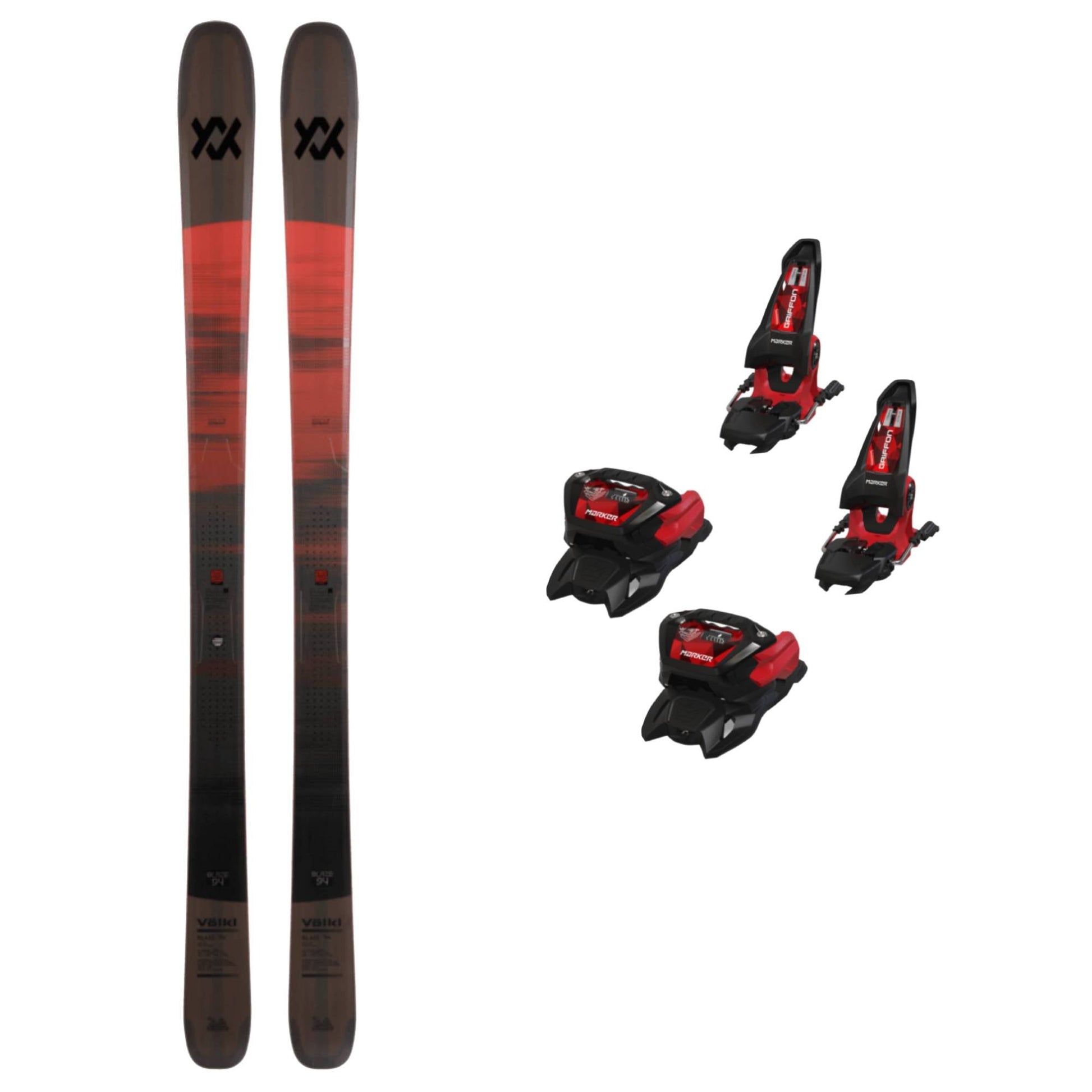 Volkl Blaze 94 Ski + Griffon 13 Bindings 2026 Bundle - Skiis & Biikes
