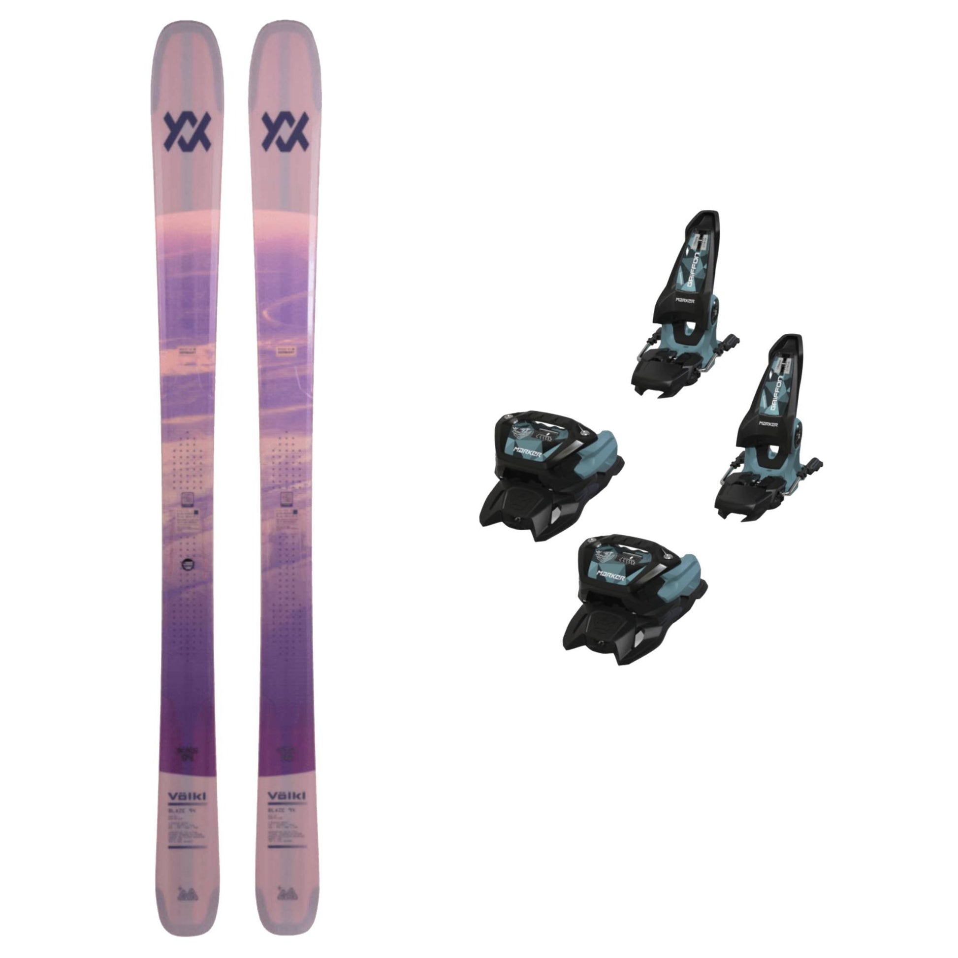 Volkl Blaze 94 Ski + Griffon 13 Bindings 2026 Bundle - Skiis & Biikes