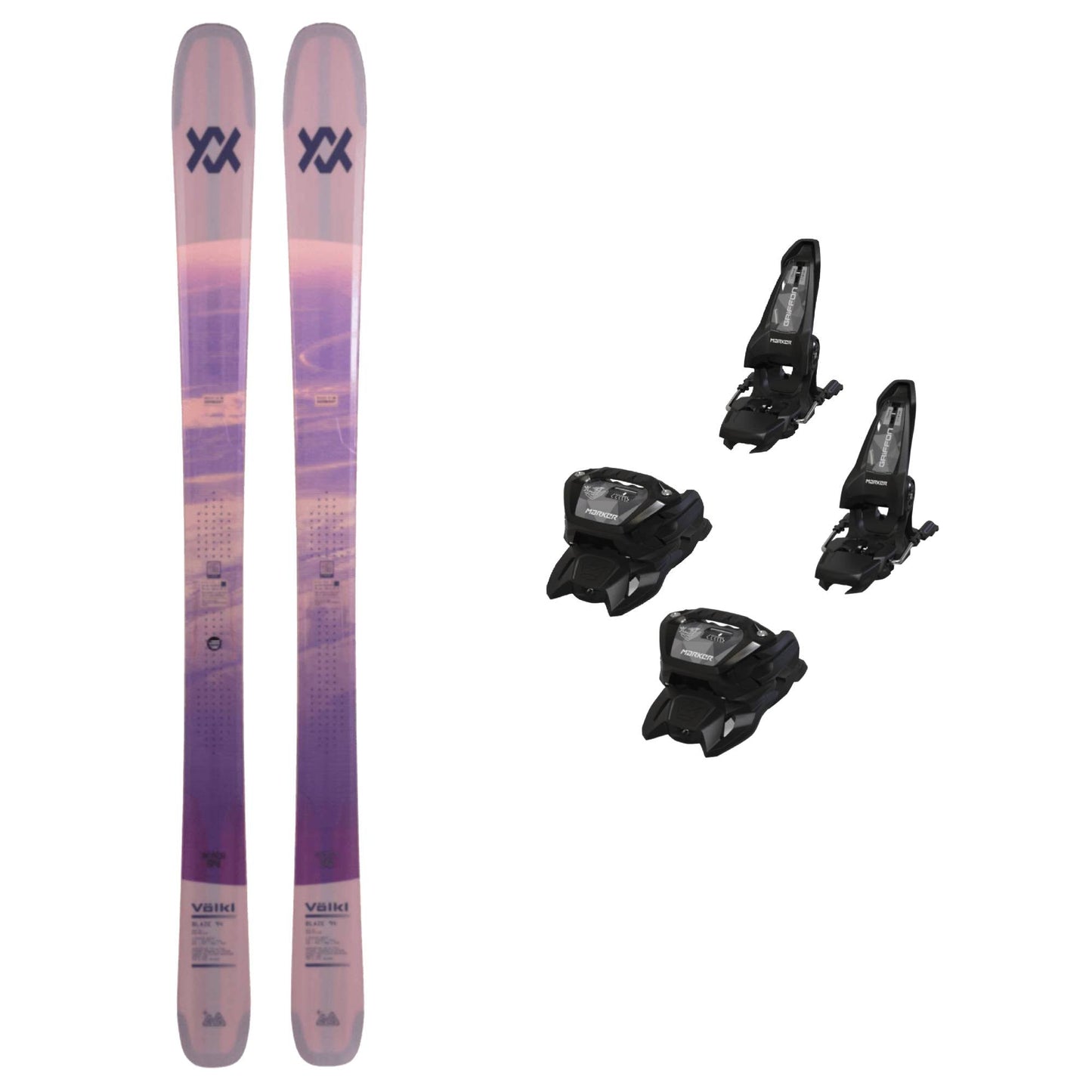 Volkl Blaze 94 Ski + Griffon 13 Bindings 2026 Bundle - Skiis & Biikes