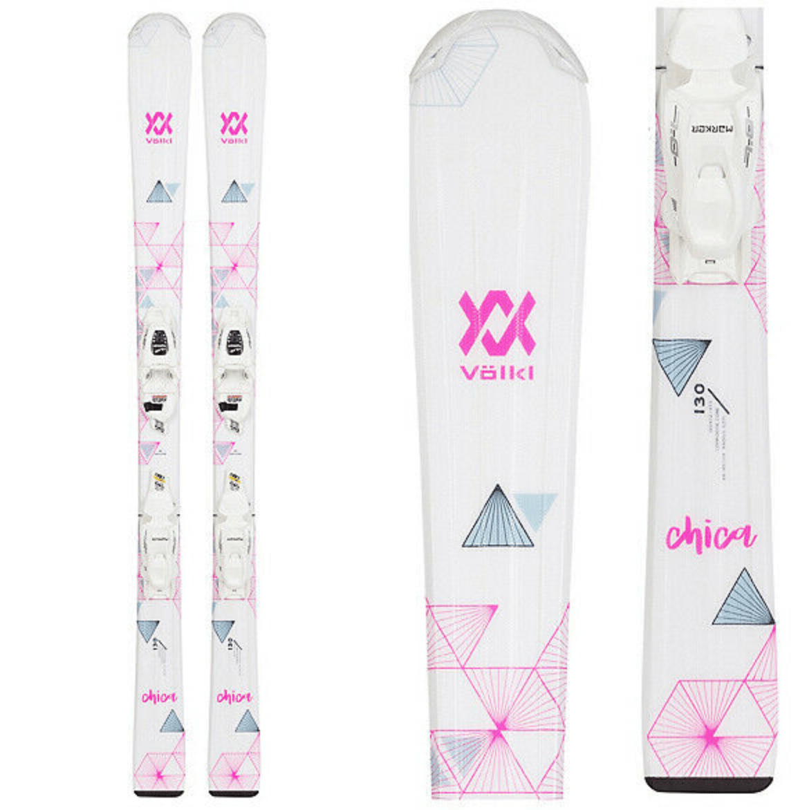 Volkl Chica 100 - 120 Ski + vMotion 4.5 Binding 2021 - Skiis & Biikes