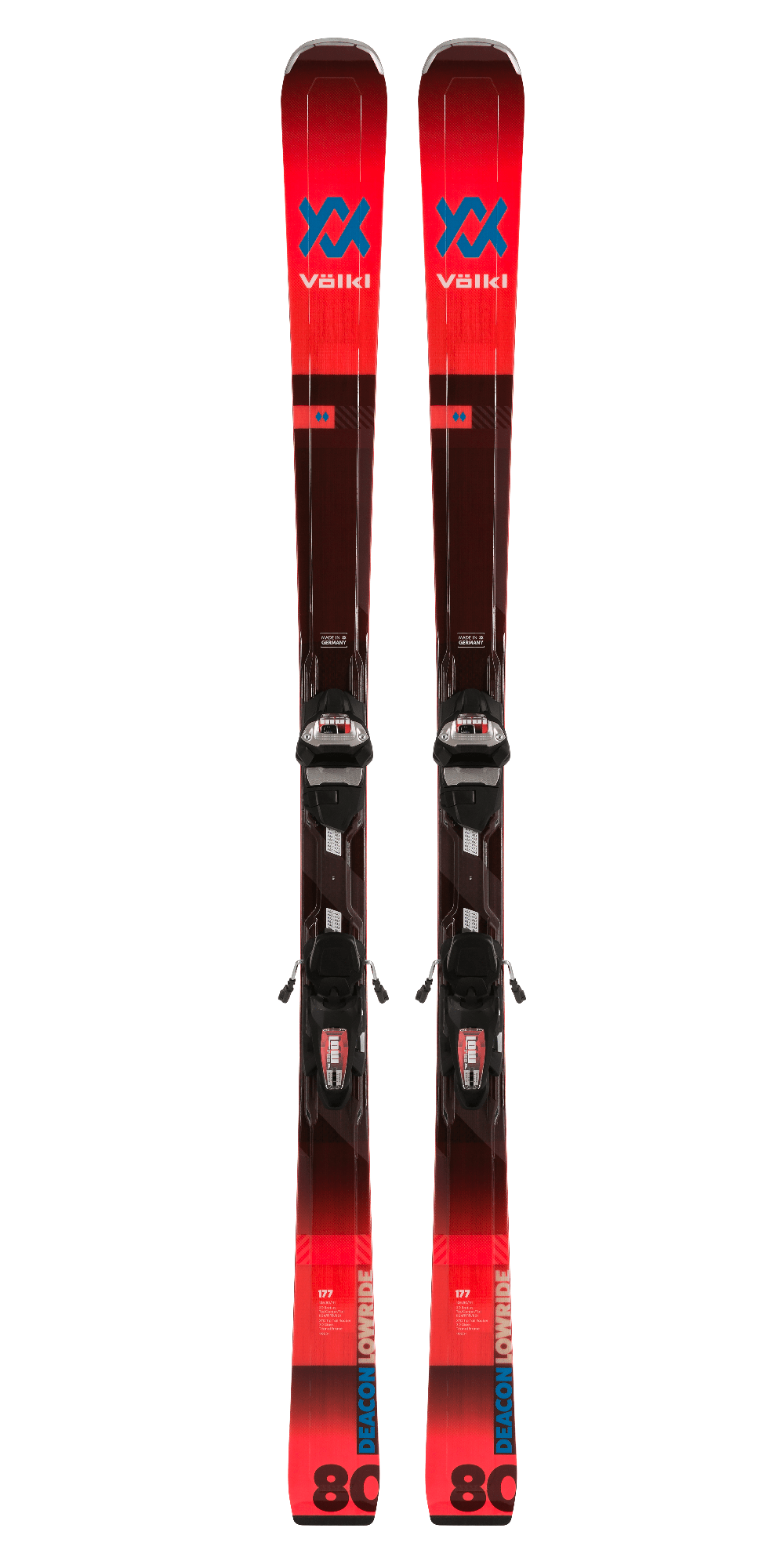 Volkl Deacon 80 Ski + LowRide XL 13 Binding 2020 - Skiis & Biikes