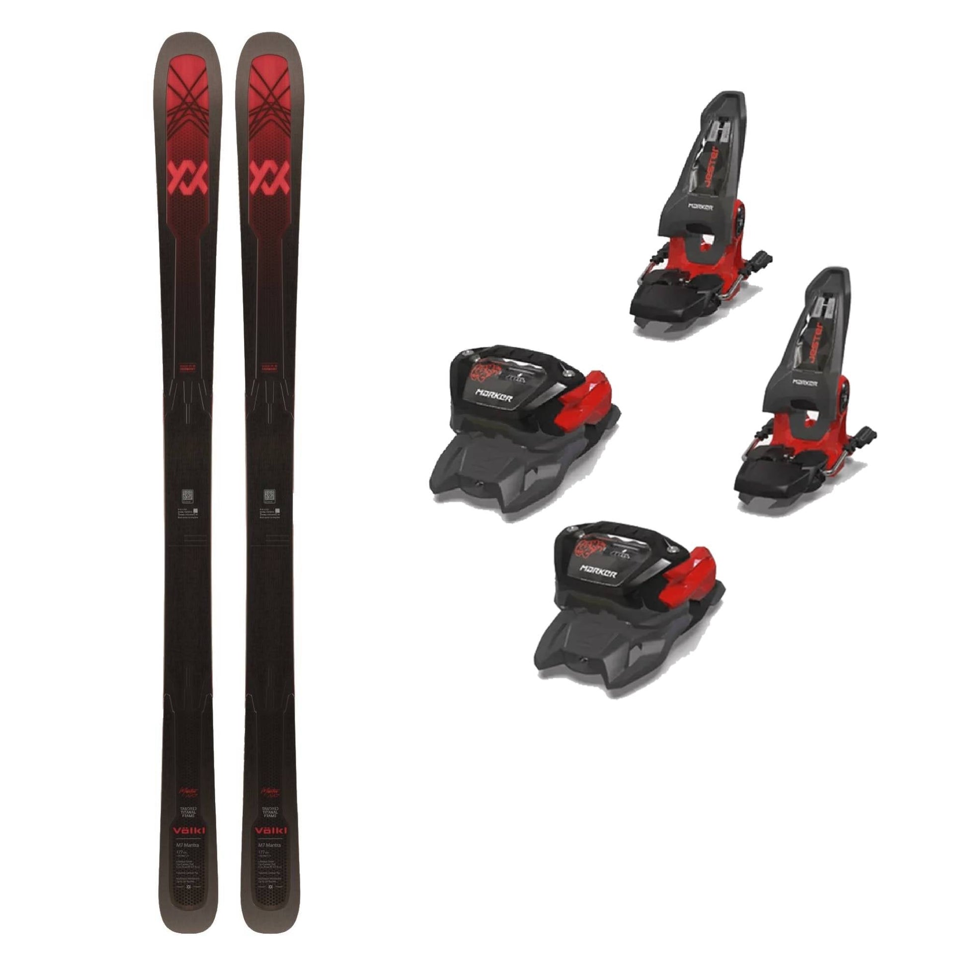 Volkl Mantra M7 Ski and Marker Jester 16 Bindings 2025 - Skiis & Biikes