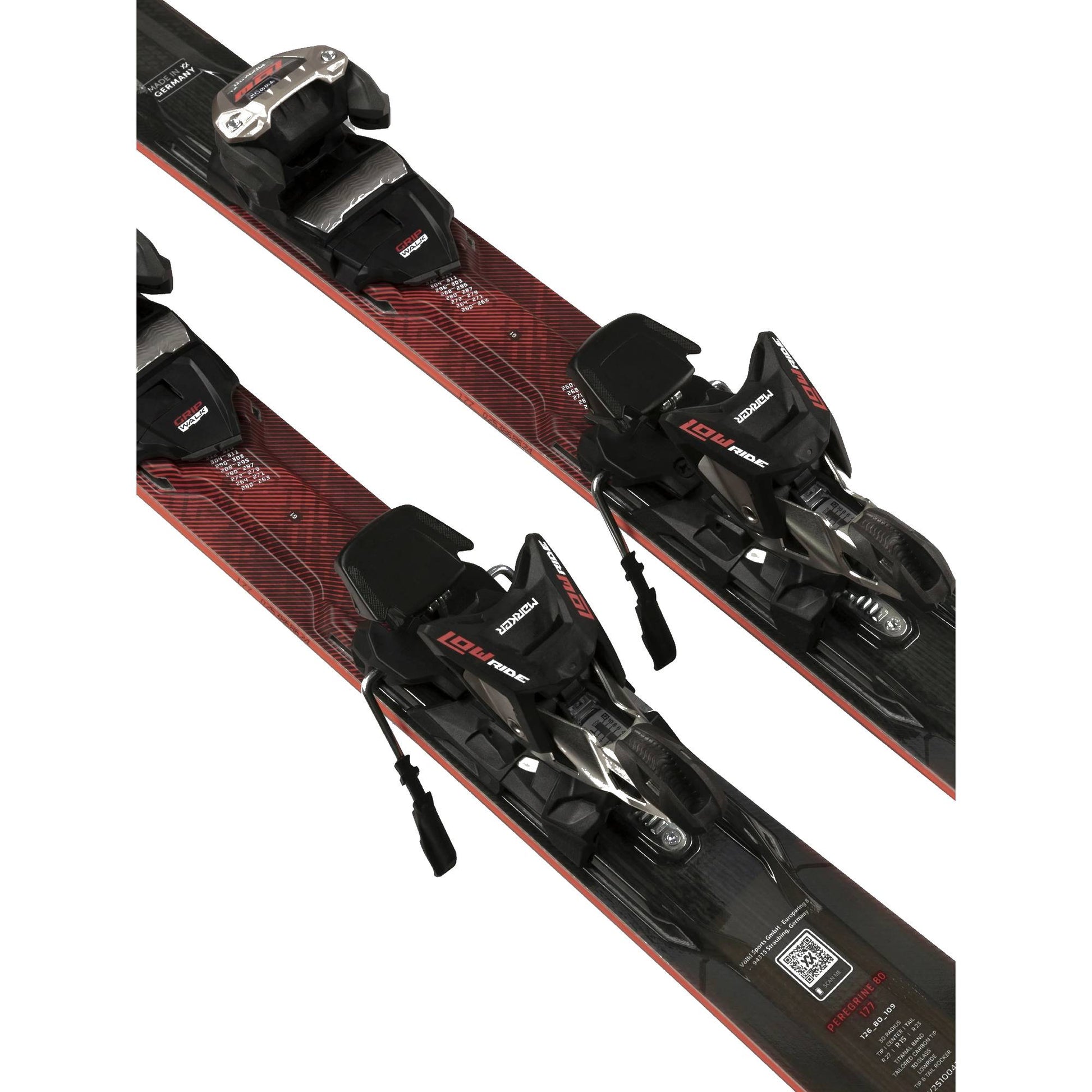 Volkl Peregrine 80 Ski + LowRide 12 TCX GW Binding 2026 - Skiis & Biikes