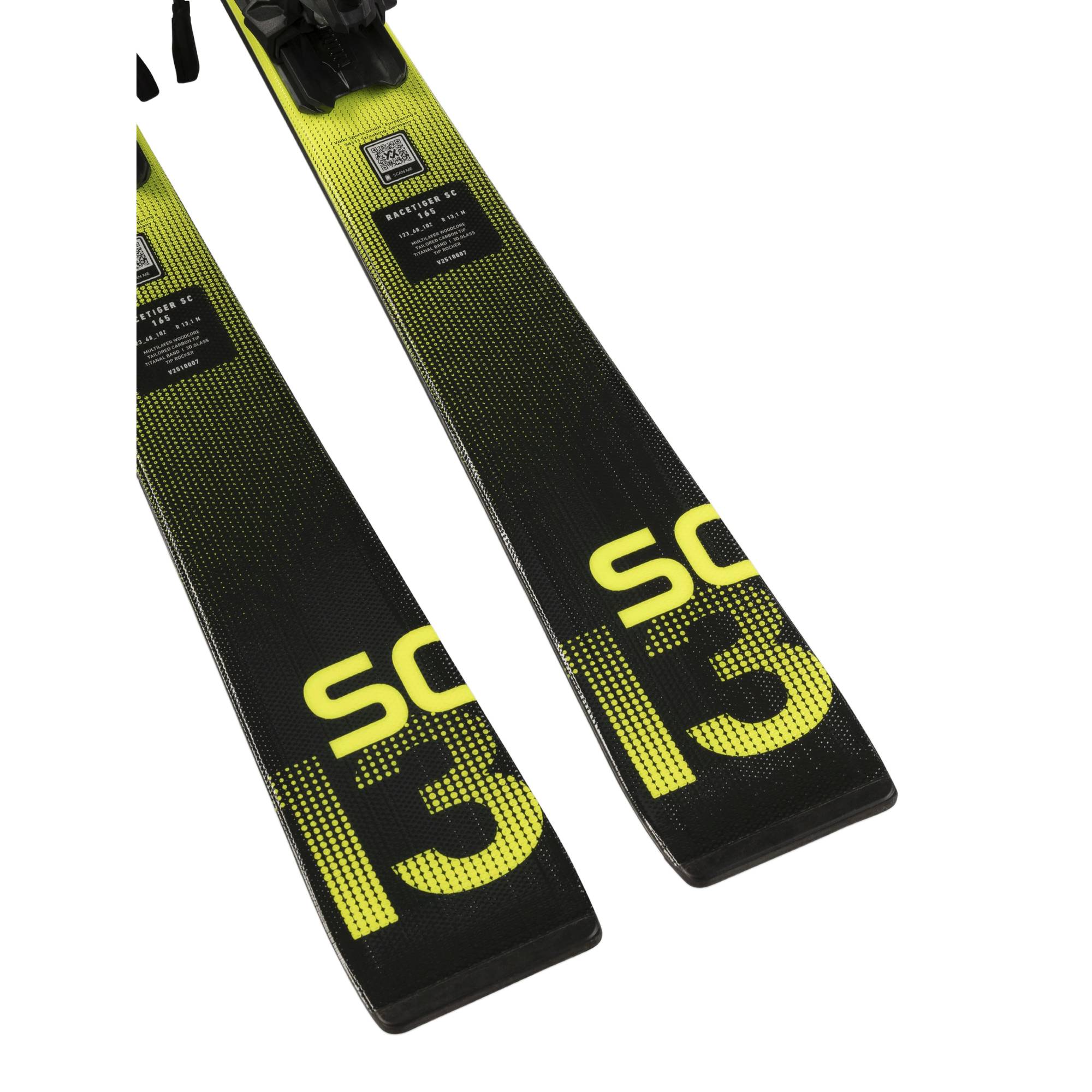 Volkl Racetiger SC Black Ski + VMotion 12 GW Binding 2026 – Skiis