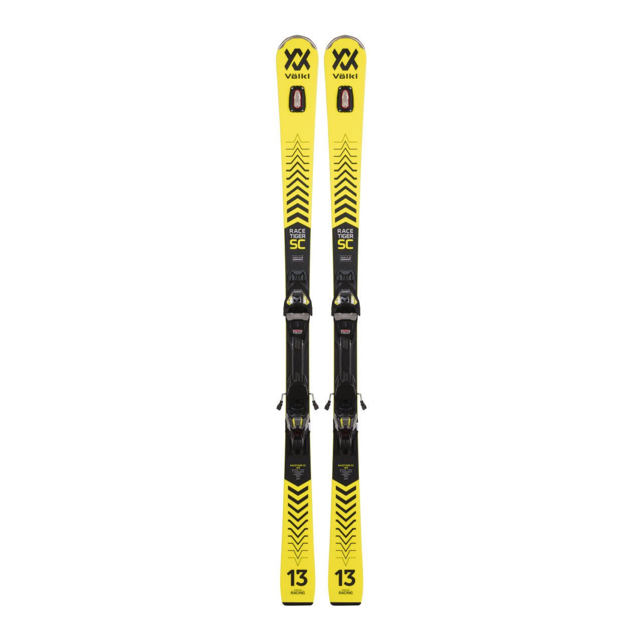 Volkl Racetiger SC Yellow Ski + vMotion 12 GW Binding 2022 - Skiis & Biikes