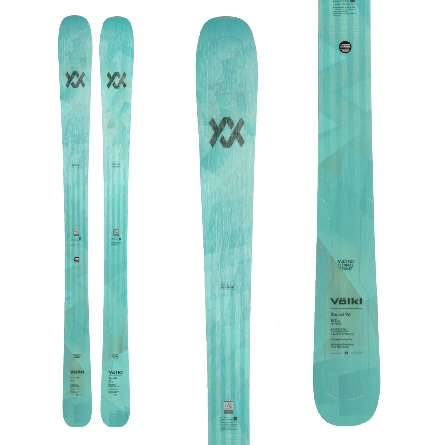 Volkl Secret 96 Womens Ski 2025 - Skiis & Biikes