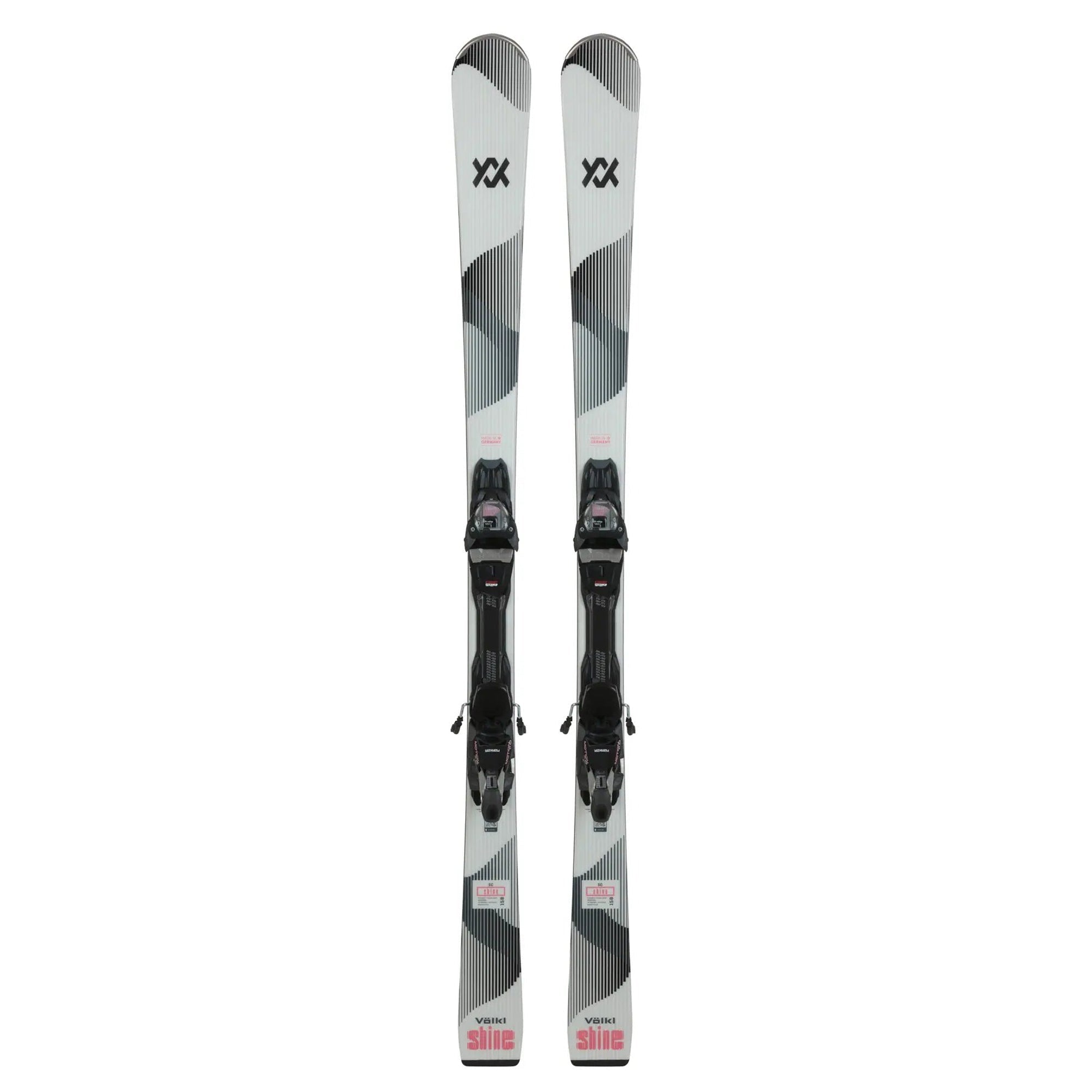 VOLKL スノーボードセット 136cm レディース向け Volkl Shine Womens Ski + VMotion 10 GW W Binding 2026 – Skiis & Biikes