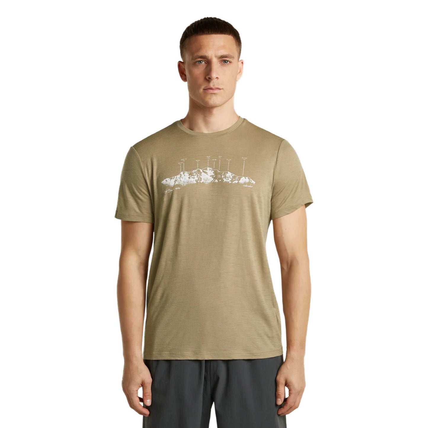 Icebreaker 150 Tech Lite The Peaks Mens SS Tee