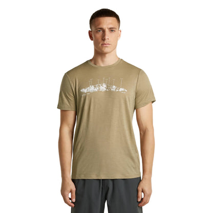 Icebreaker 150 Tech Lite The Peaks Mens SS Tee