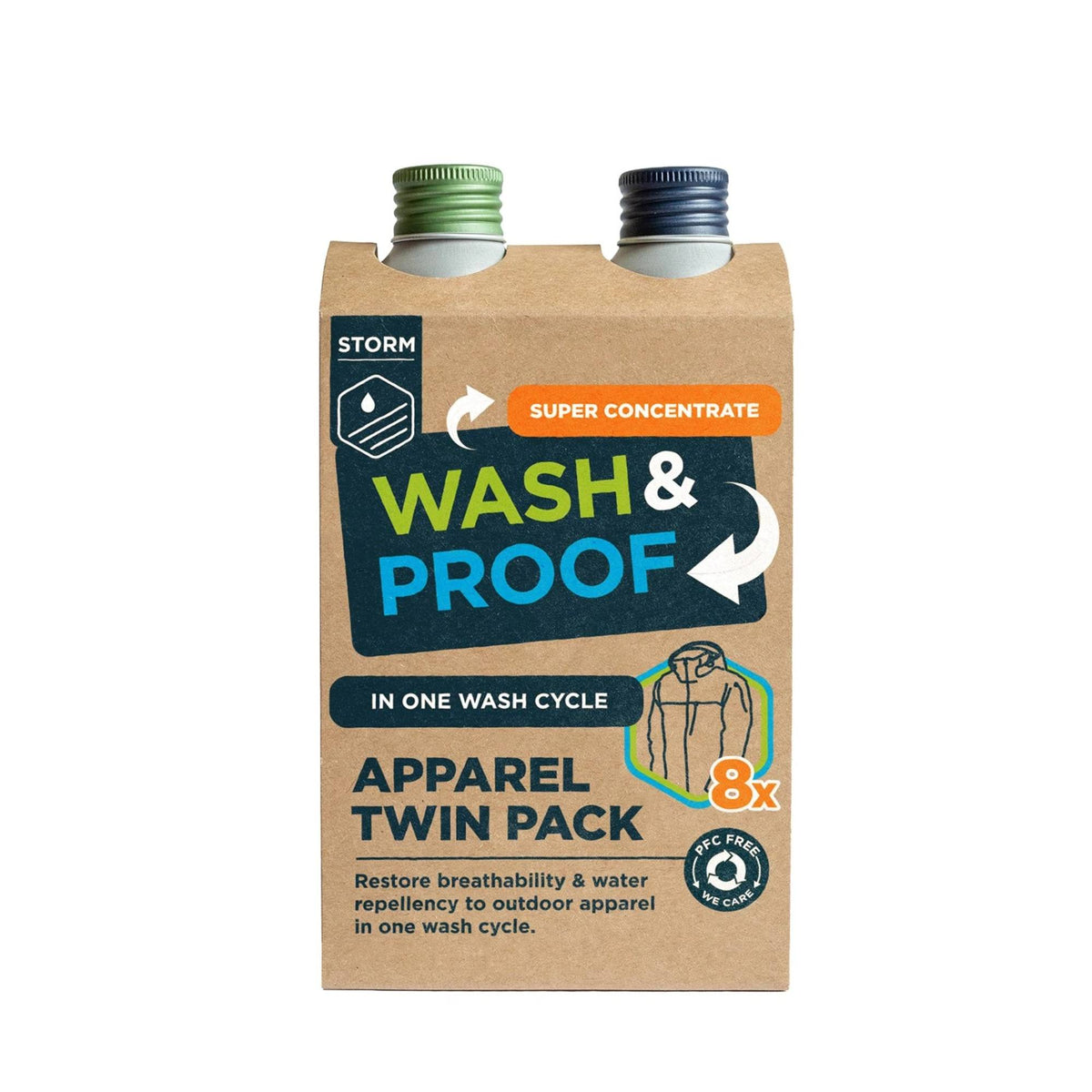 Storm  Apparel Wash + Proof Twin Pack