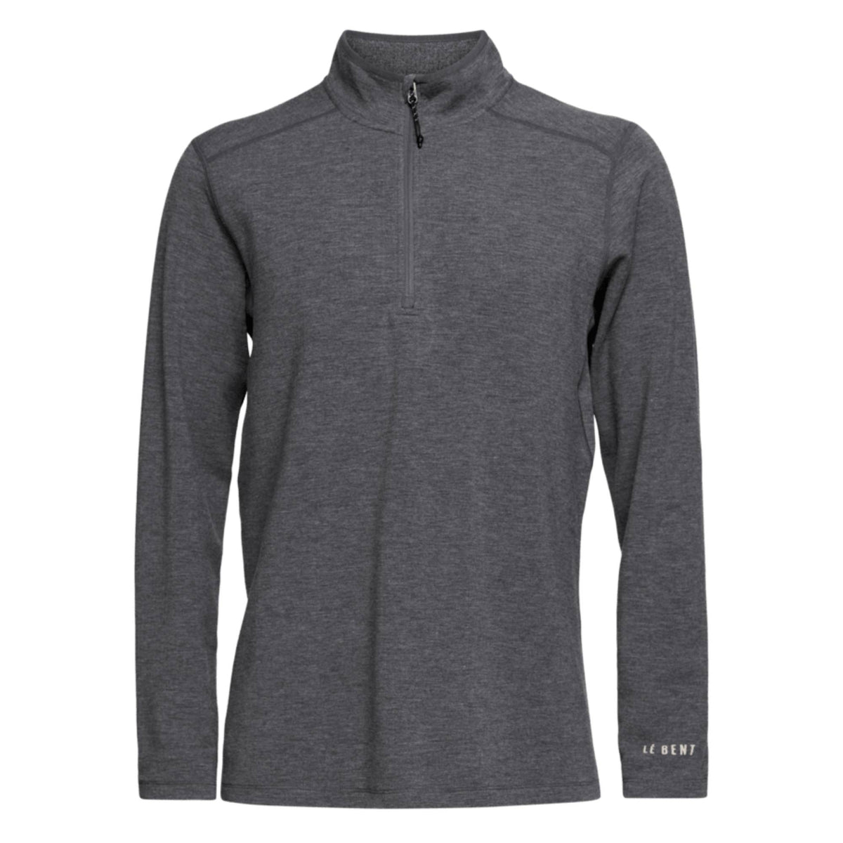 Le Bent Mens Heavyweight Grid Fleece 1/4 Zip 2027