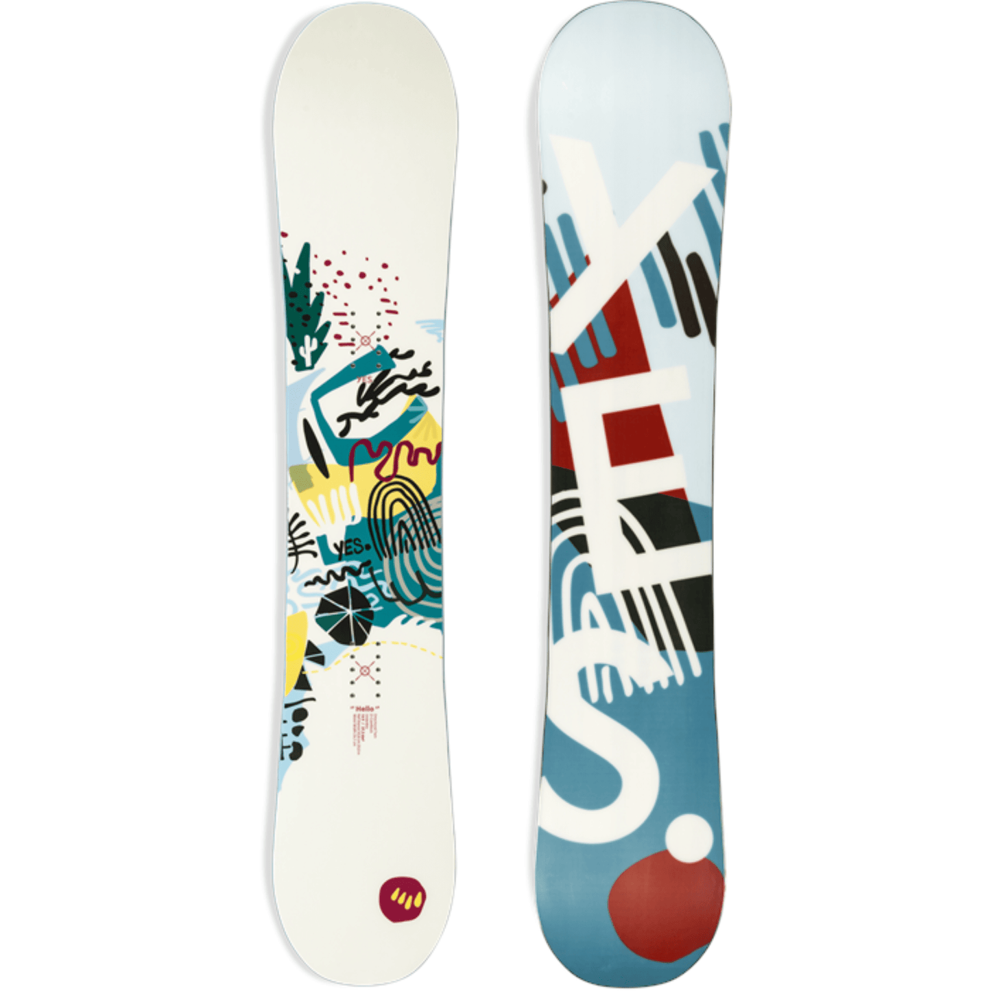 YES Hello Womens Snowboard 2025 - Skiis & Biikes