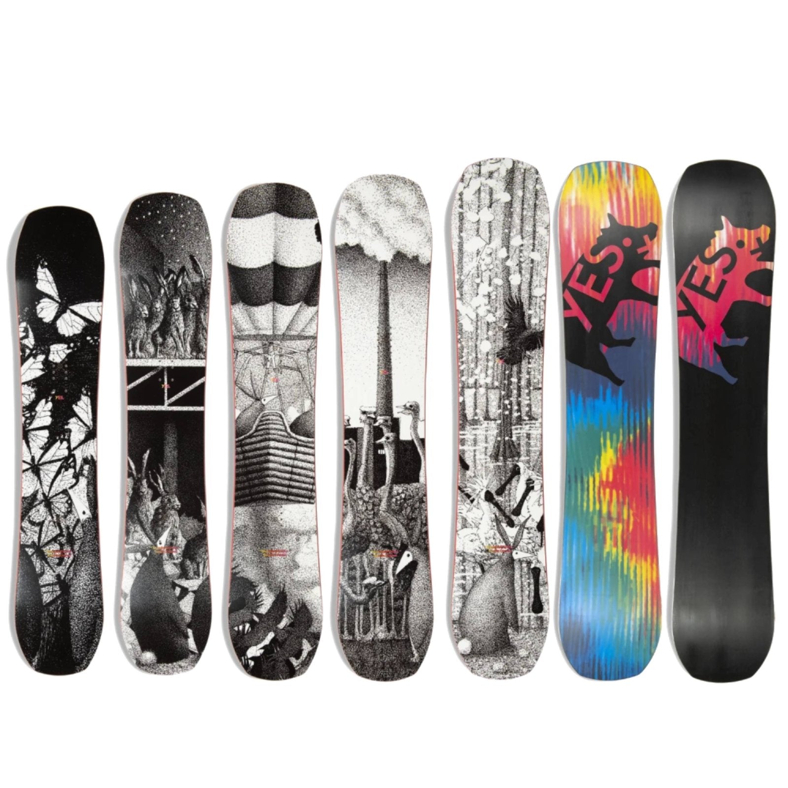 YES Standard Uninc. DC Snowboard 2024 - Skiis & Biikes