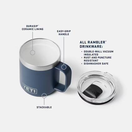 YETI Rambler 10oz Ceramic Mug - Skiis & Biikes