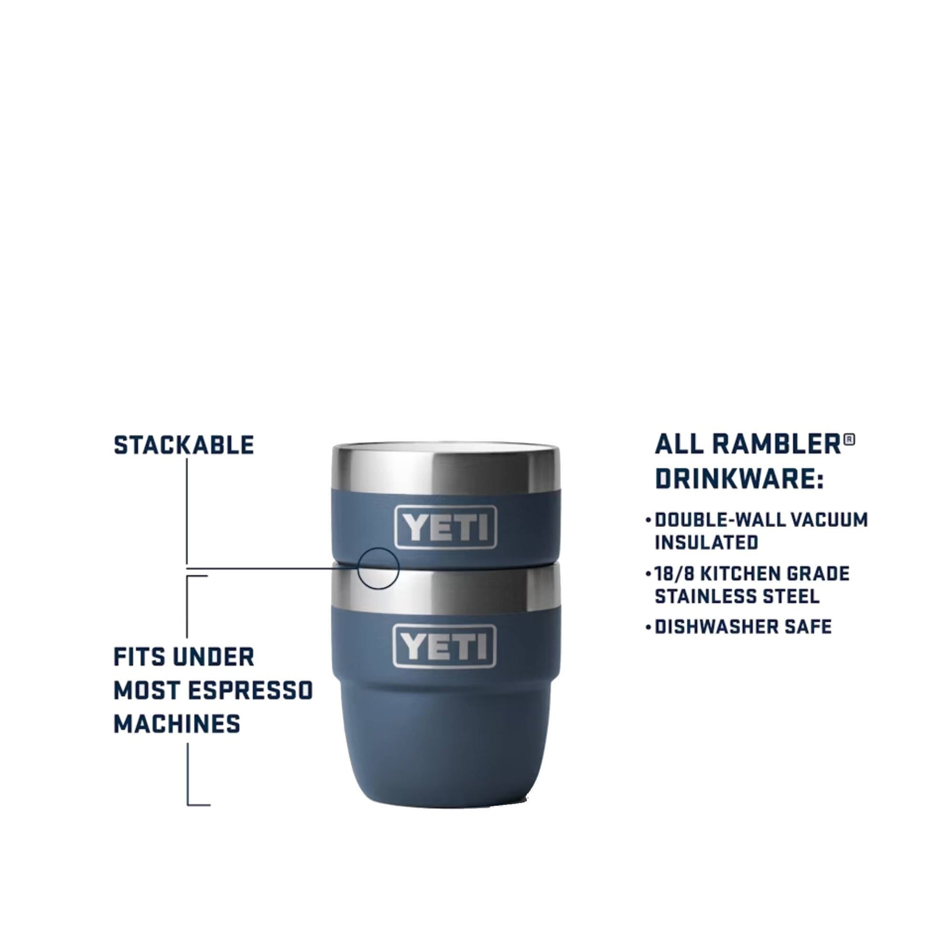 YETI Rambler 4oz Cup 2 Pack - Skiis & Biikes