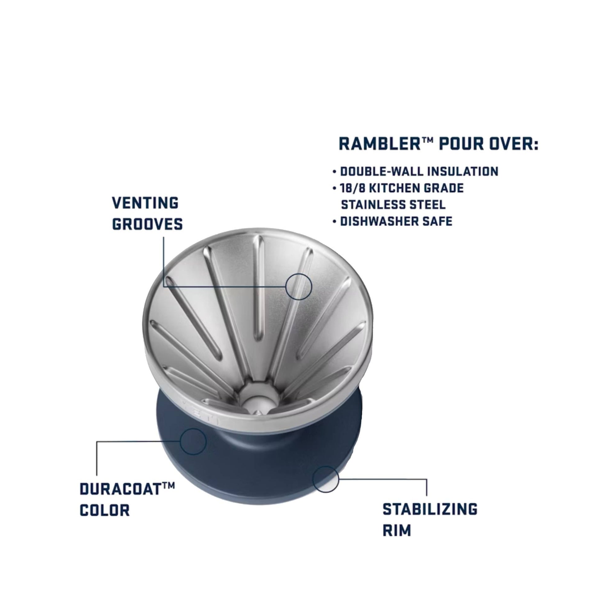 YETI Rambler Pour Over - Skiis & Biikes