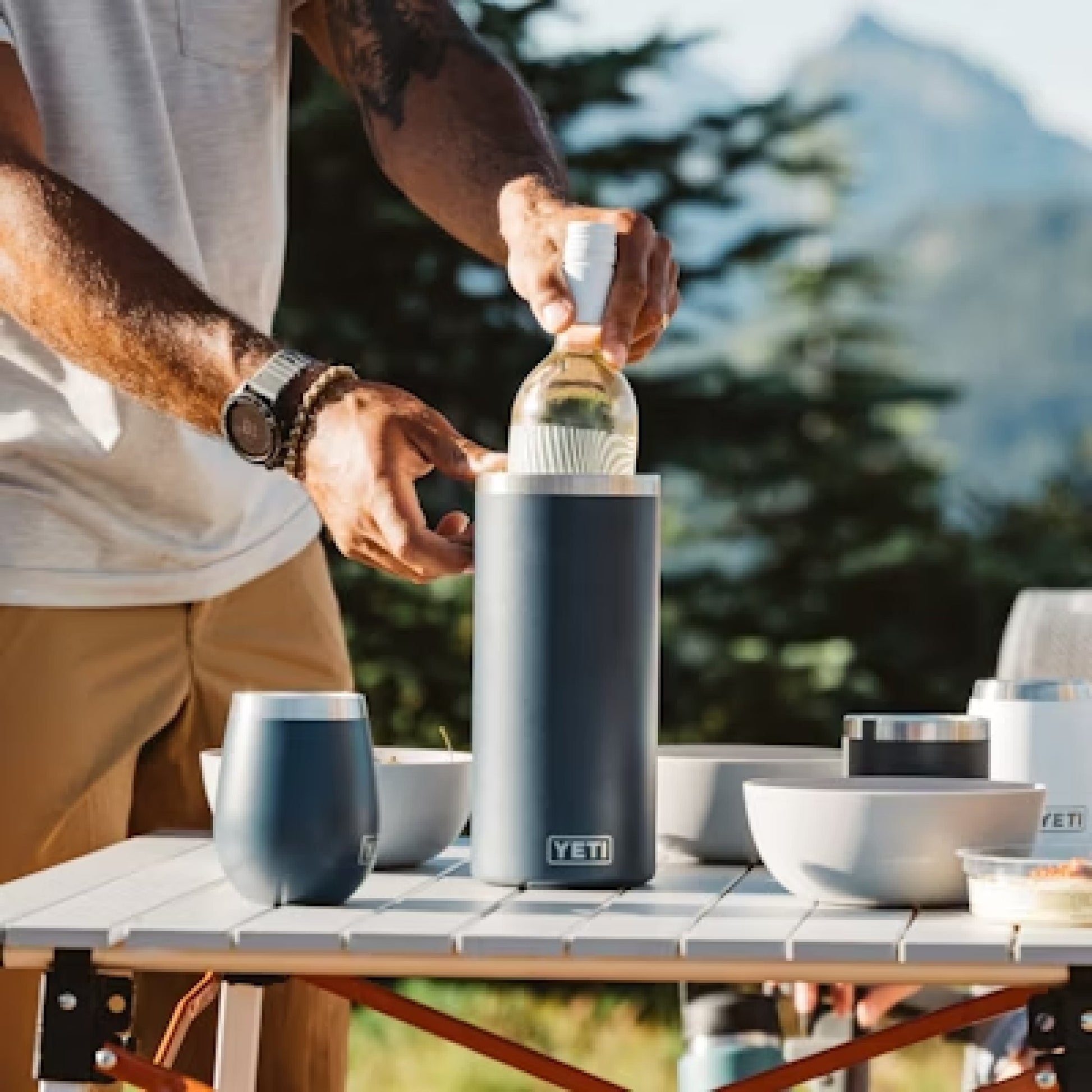 YETI Rambler Wine Chiller - Skiis & Biikes