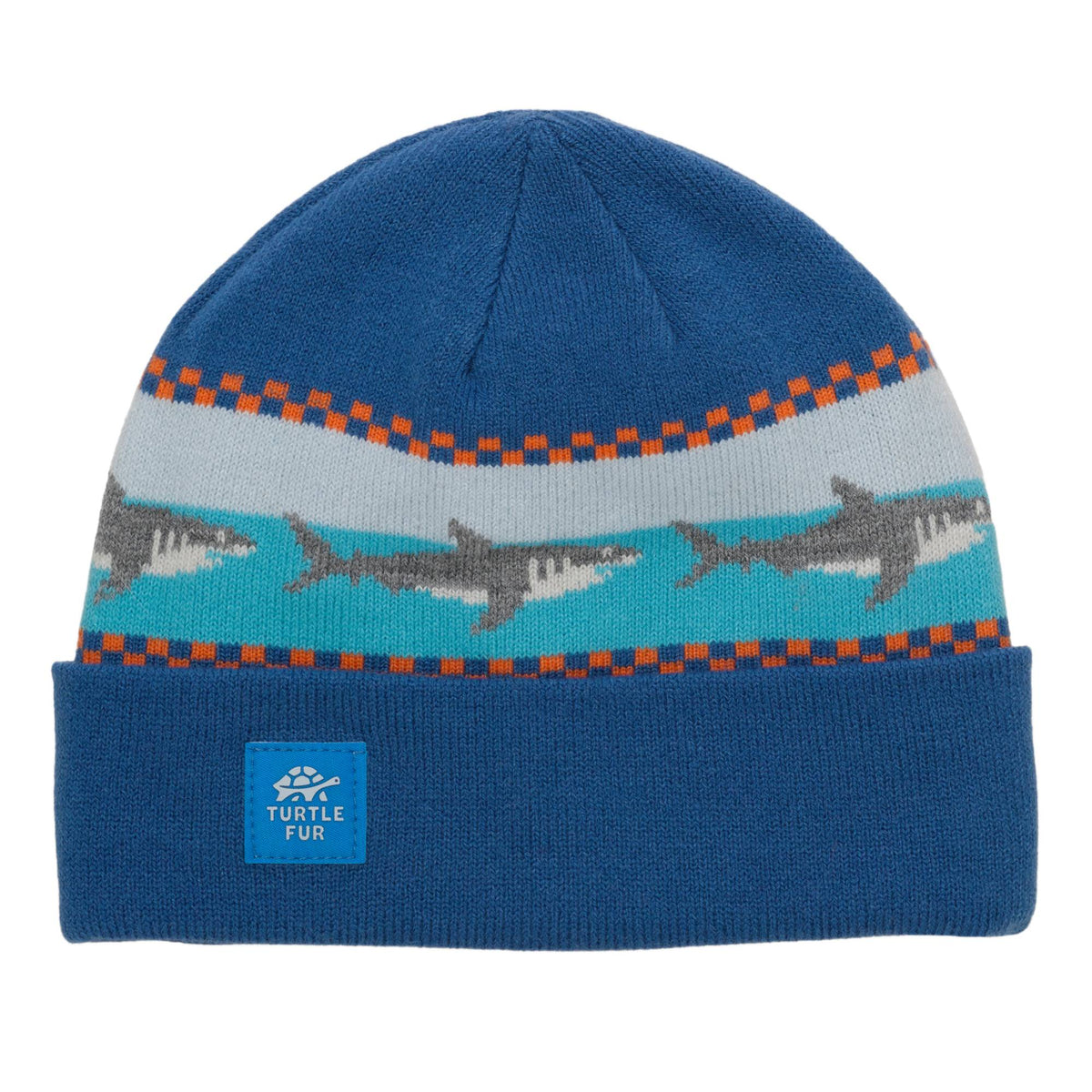 Turtle Fur Kids Shark Attack Beanie