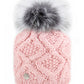 Pleau Womens Hat with Fur Pom