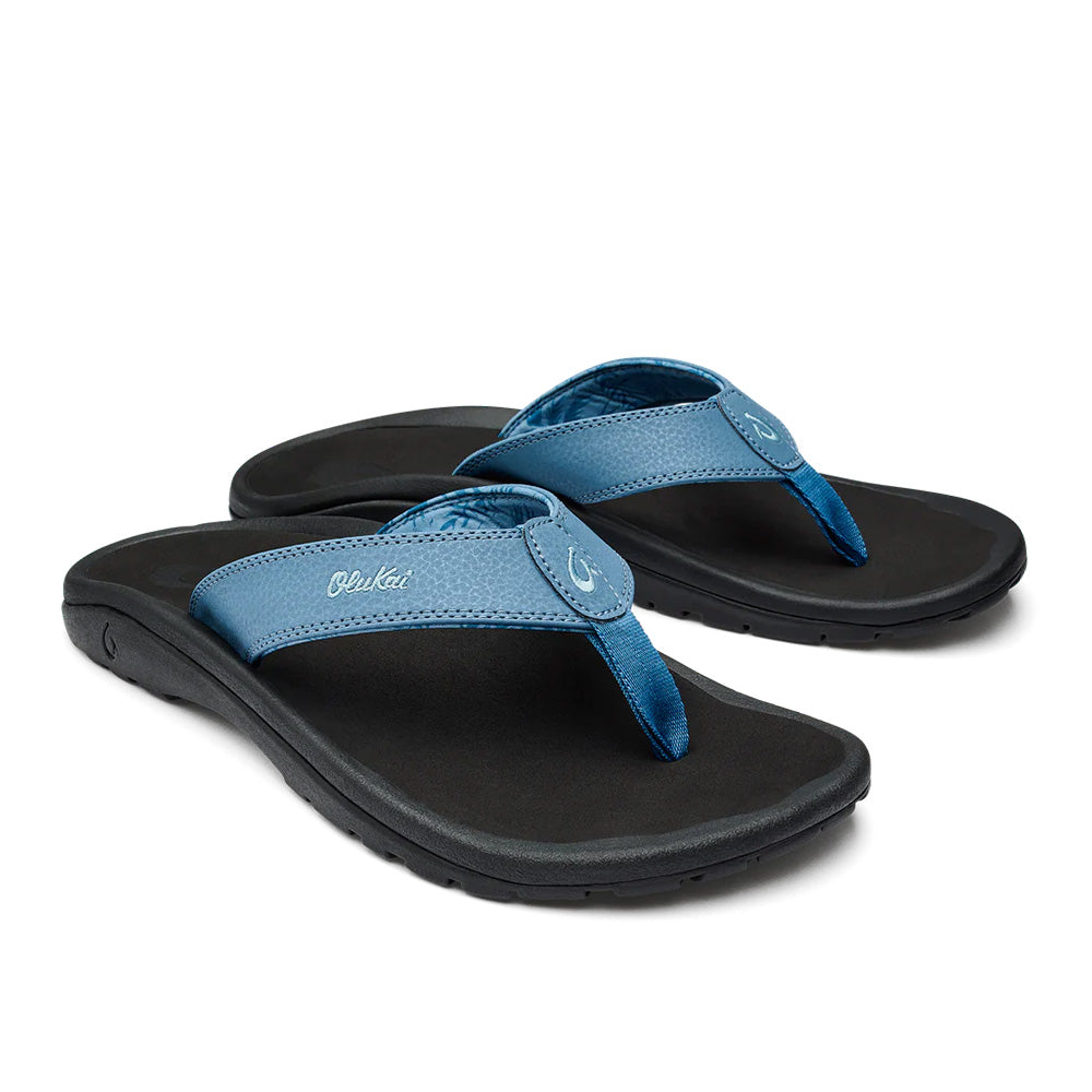 Olukai Ohana Mens Sandal 2023 Vintage Blue Black