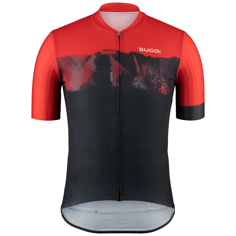 Sugoi Evolution Print Mens Jersey Mix Red