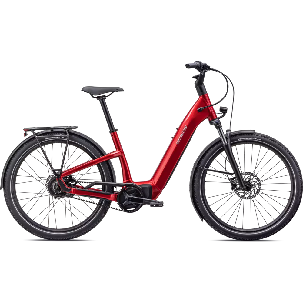 Specialized Como 3.0 E Bike igh Red Tint / Silver Reflective