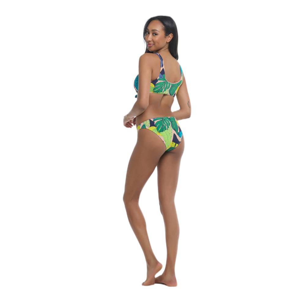Body Glove Manoa Falls Womens Bikini Bottom 2023 Nightfall Side Profile on Model