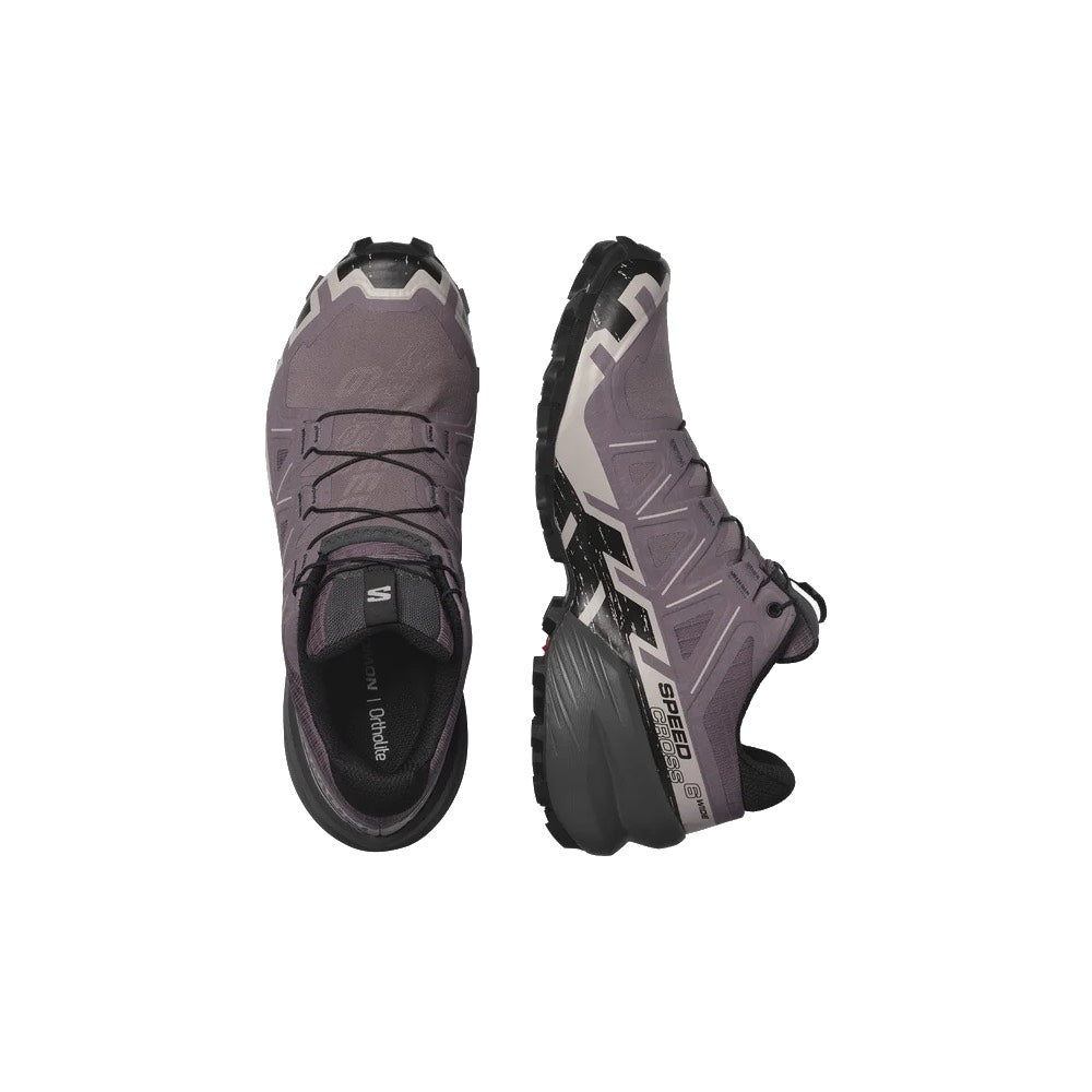 Salomon Speedcross 6 Womens Shoe 2023 Moonscape Black Ash