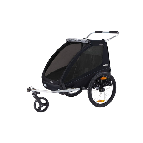 Thule Coaster XT Trailer Black Skiis Biikes