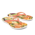 Olukai Ho'opio Hau Womens Sandal 2023 Shell Coral Pineapple